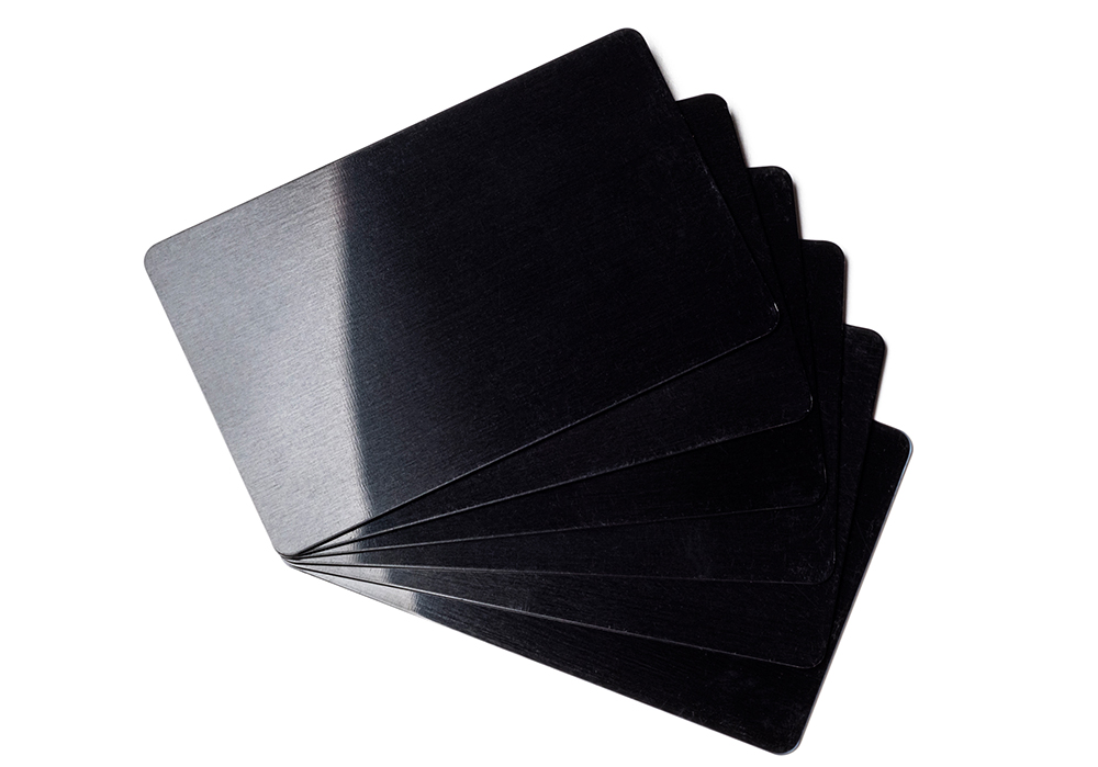 RFID Plastikkarte NXP MIFARE Classic® 1K 4-Byte-NUID Schwarz glänzend