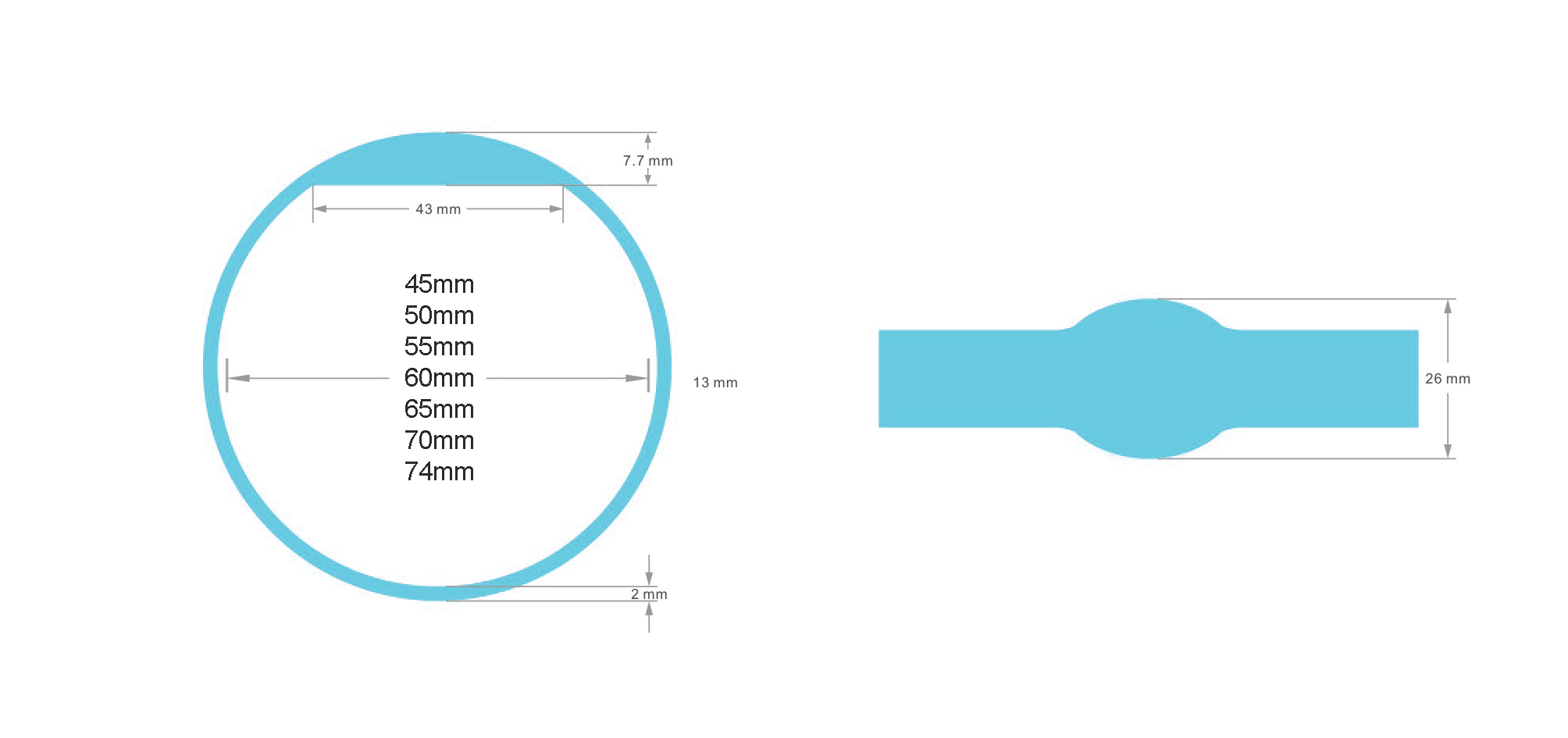 RFID Silikon Armband SILA01 personalisiert