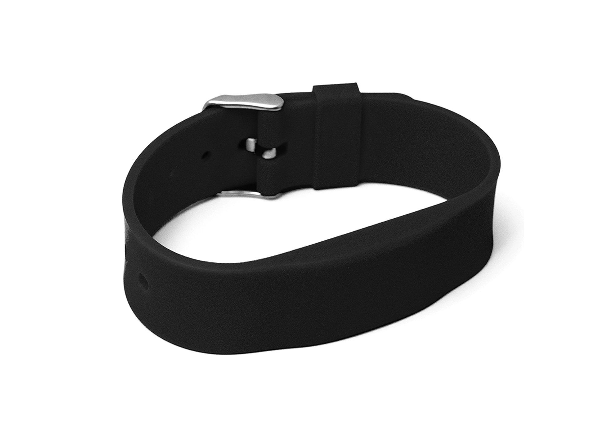 RFID Silikon Armband SILA09a NXP MIFARE Classic® 1K 4-Byte-NUID Schwarz
